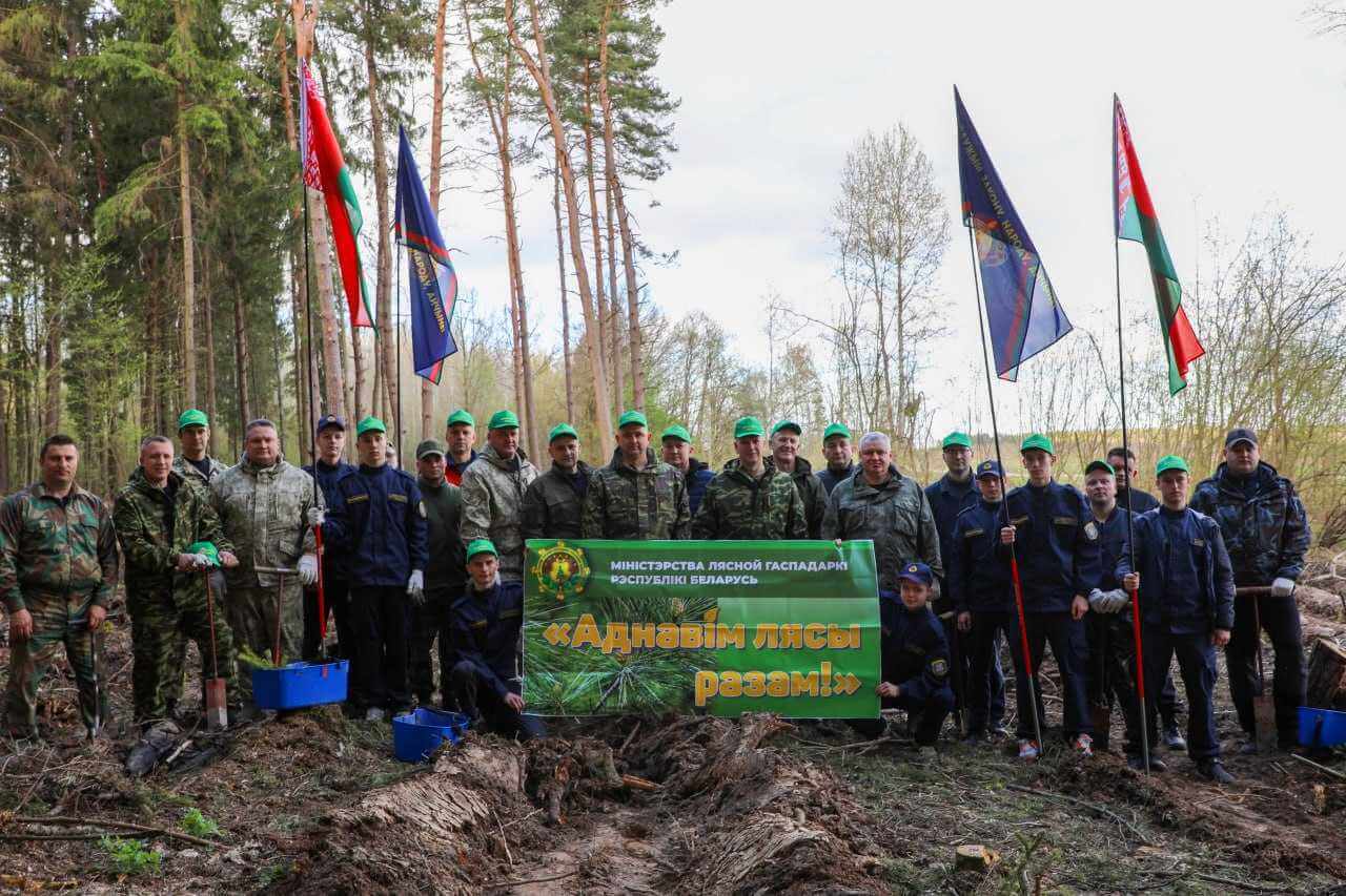 Начальник УВД Могилева принял участие в акции «Аднавiм лясы разам»