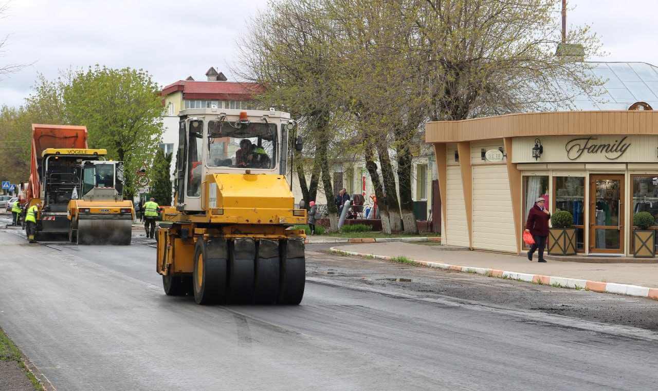 Активные ремонтные работы ведутся на дорогах Шклова
