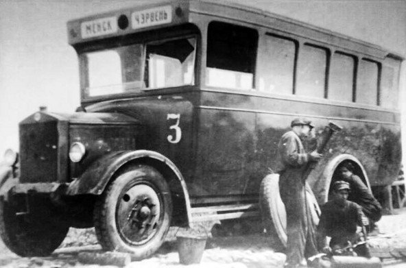 История Могилева: довоенные автобусы