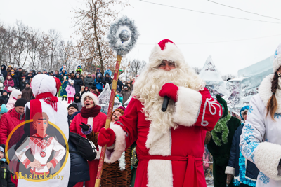 В Могилеве открыли ледяную резиденцию Деда Мороза. Фоторепортаж