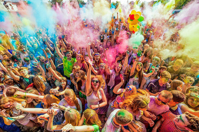 Фестиваль красок ColorFest 2019 и фестиваль мыльных пузырей в Могилеве