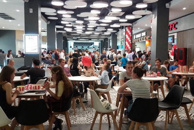 Открытие фудкорта в "Атриуме": KFC в Могилеве, Burger King и другие вкусняшки