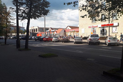 Одностороннее движение по улице Тимирязевской в Могилеве