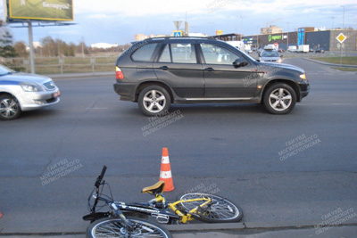 В Могилеве водитель «БМВ» сбил ребенка на велосипеде