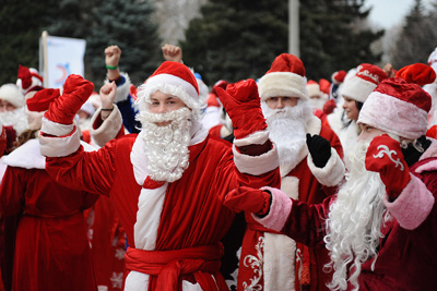 Шествие Дедов Морозов в Могилеве будет ежедневно