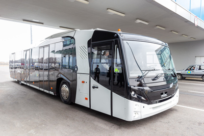 «Автобус будущего». МАЗ представил шаттл нового поколения
