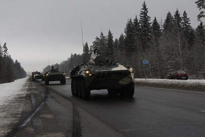 Движение военной техники по дорогам Могилева и области. Что случилось?