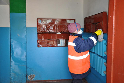 Коммунальные службы Могилева обрабатывают дважды в день дезсредствами места общего пользования