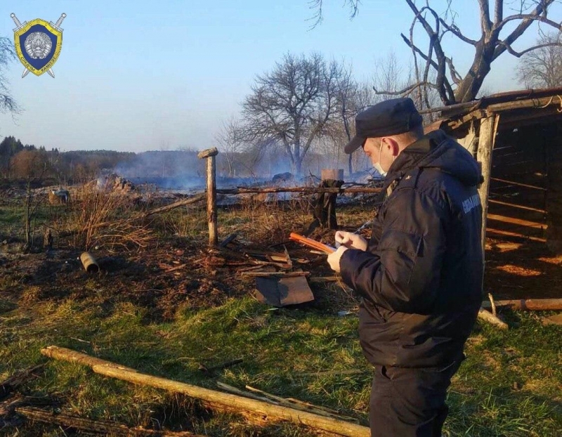 В белорусской деревне сгорело более 20 домов