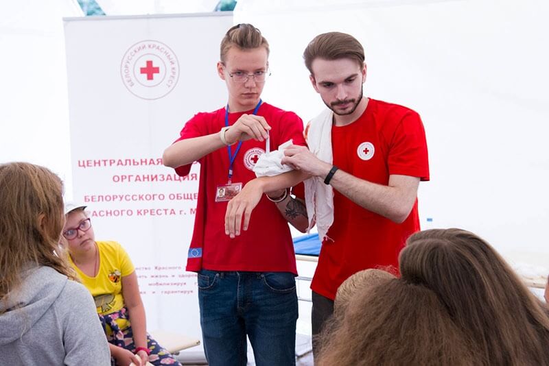 Организация Белорусского Красного Креста проведет серию бесплатных мастер-классов в Могилёве по оказанию первой помощи