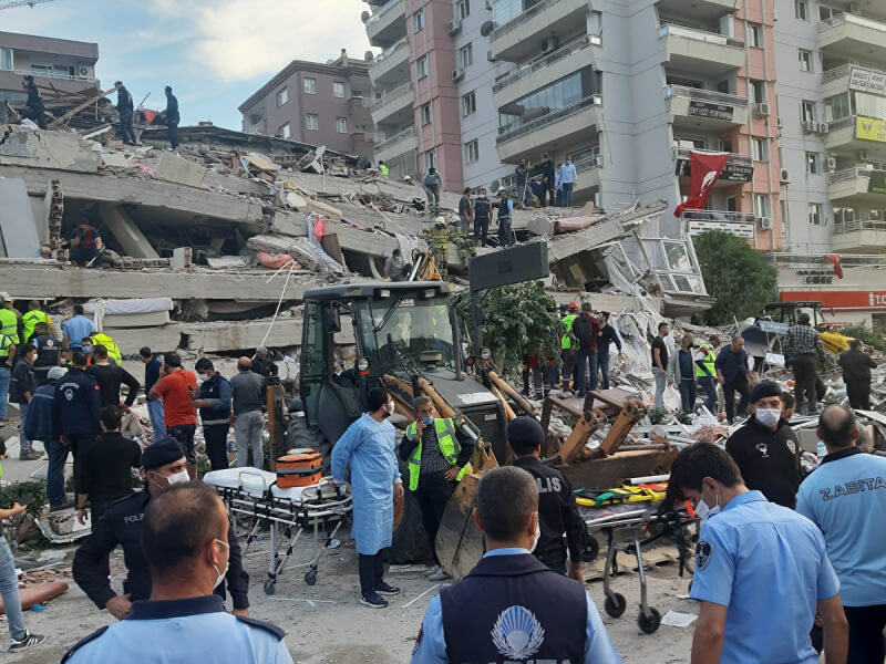 В Турции произошло мощное землятресение