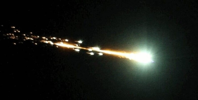 Над Камчаткой взорвался мощный метеорит (Видео)
