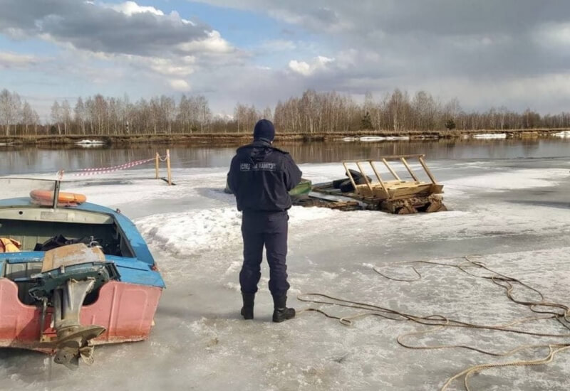 В Бобруйске 10-летний ребенок провалился под лед и погиб