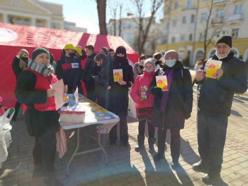 К Всемирному дню борьбы с туберкулезом в Могилеве организовали информационную площадку.