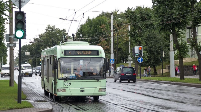 Троллейбусный маршрут №4 в Могилеве изменится с 3 мая