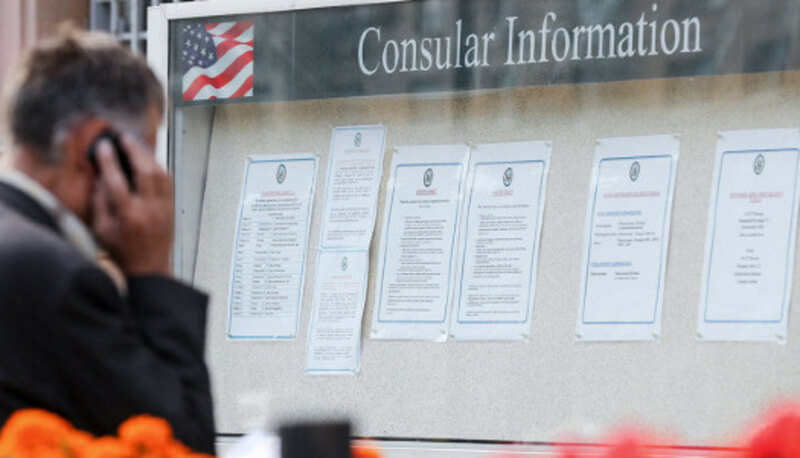 Посольство США больше не выдает россиянам визы