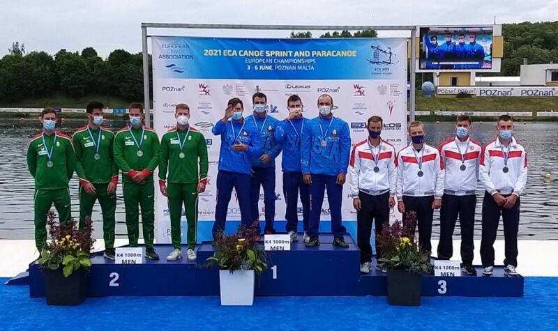 Армейские спортсмены  завоевали золото чемпионата Европы по гребле на байдарках и каноэ в Познани