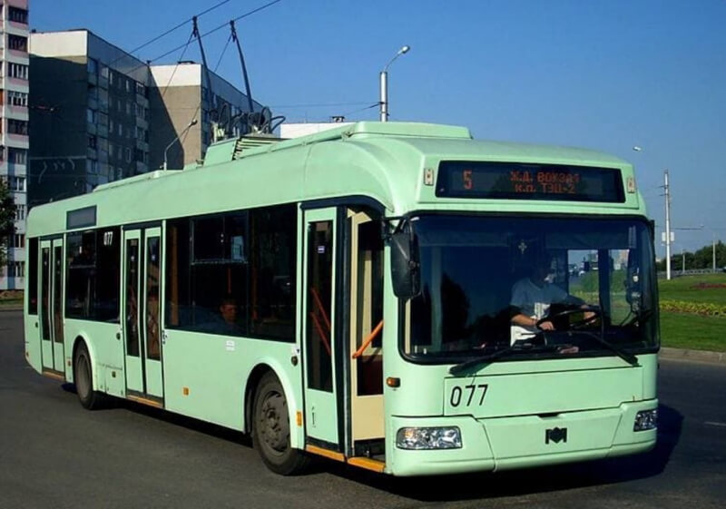 Троллейбус №5 меняет маршрут, маршруты №3Ф и №5А ходить не будут из-за ремонта дороги в Могилеве