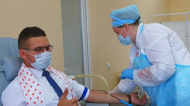 Белорусы отметили Всемирный день донора акцией безвозмездной сдачи крови