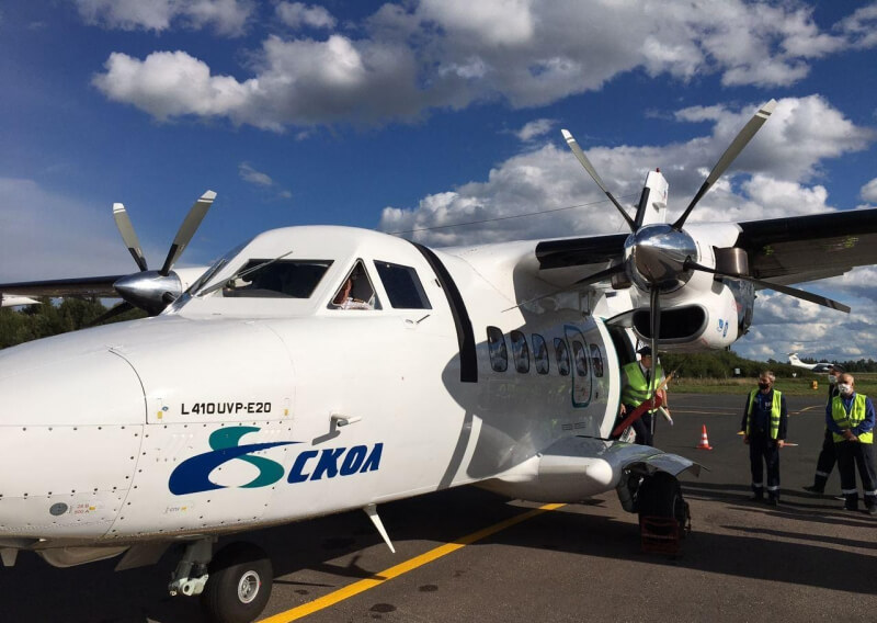 Российская авиакомпания «СКОЛ» запустила регулярный рейс из Калининграда (Храброво) в Минск