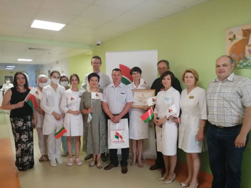 Могилевская областная детская больница получила щедрый подарок от РОО «Белая Русь»