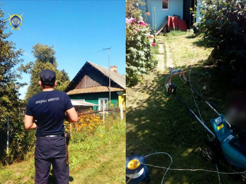 В Смолевичском районе женщина скончалась от поражения током электрической газонокосилки