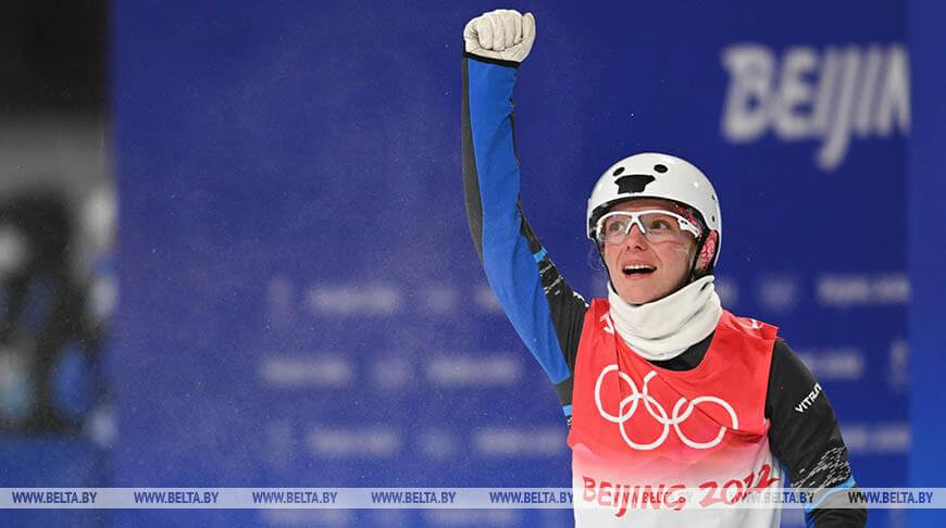 Беларуска Анна Гуськова завоевала олимпийское серебро в лыжной акробатике
