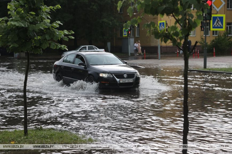 Последствия потопа в Могилеве. Фото и видео