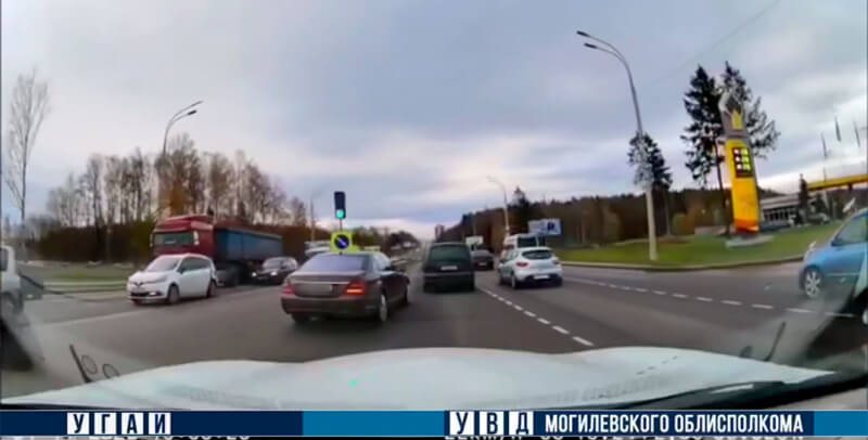 Могилевская ГАИ напоминает о новой разметке и знаках на Минском шоссе: некоторые водители до сих пор испытывают там проблемы