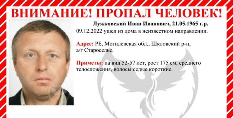 В Шкловском районе идут поиски мужчины, пропавшего больше месяца назад
