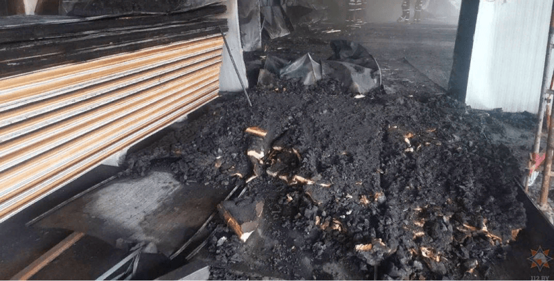 Нанятые предприятием сварщики из-за халатности допустили серьезный пожар в Могилеве. Заведено уголовное дело