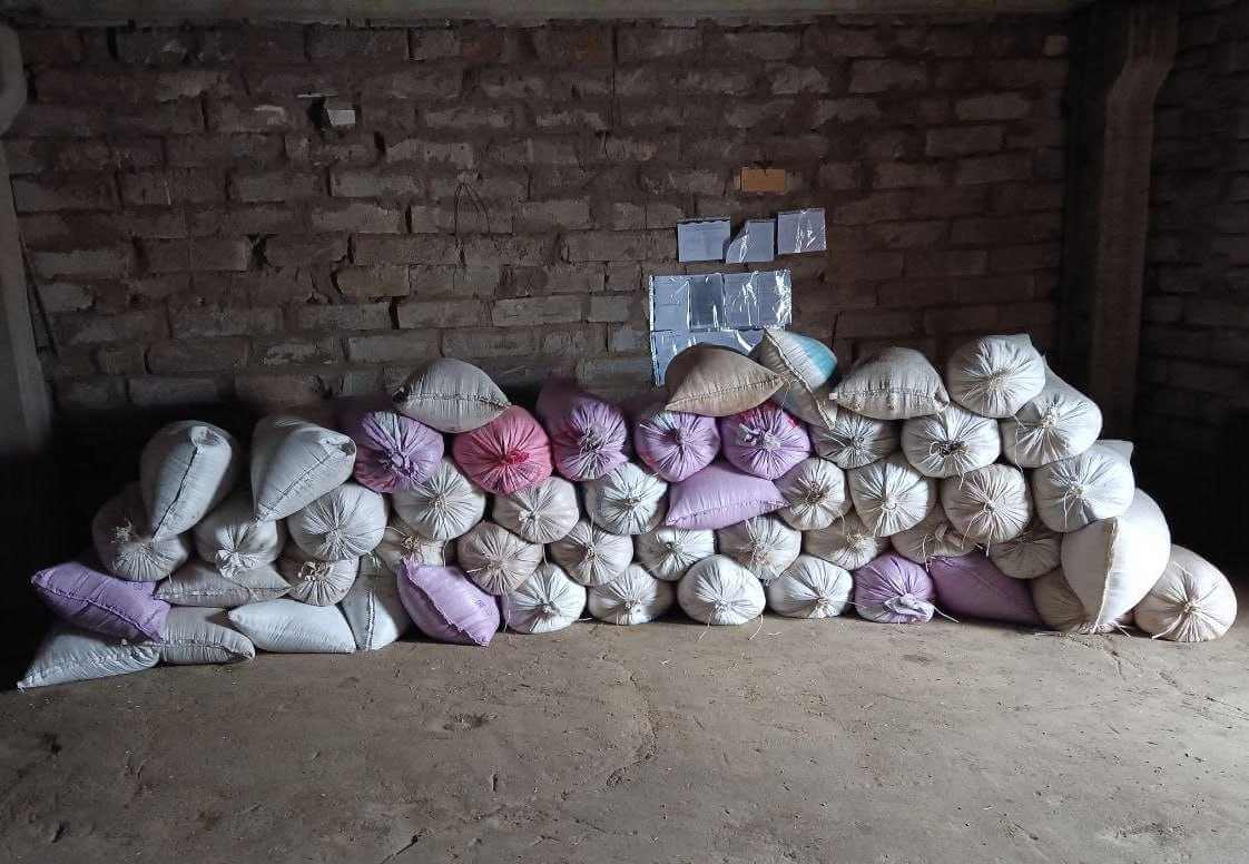 2 тонны зерна украл житель Дрибинского района