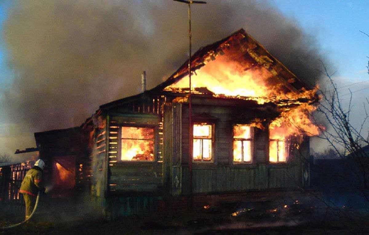 Два пенсионера сгорели в доме по улице Максима Горького в Могилеве