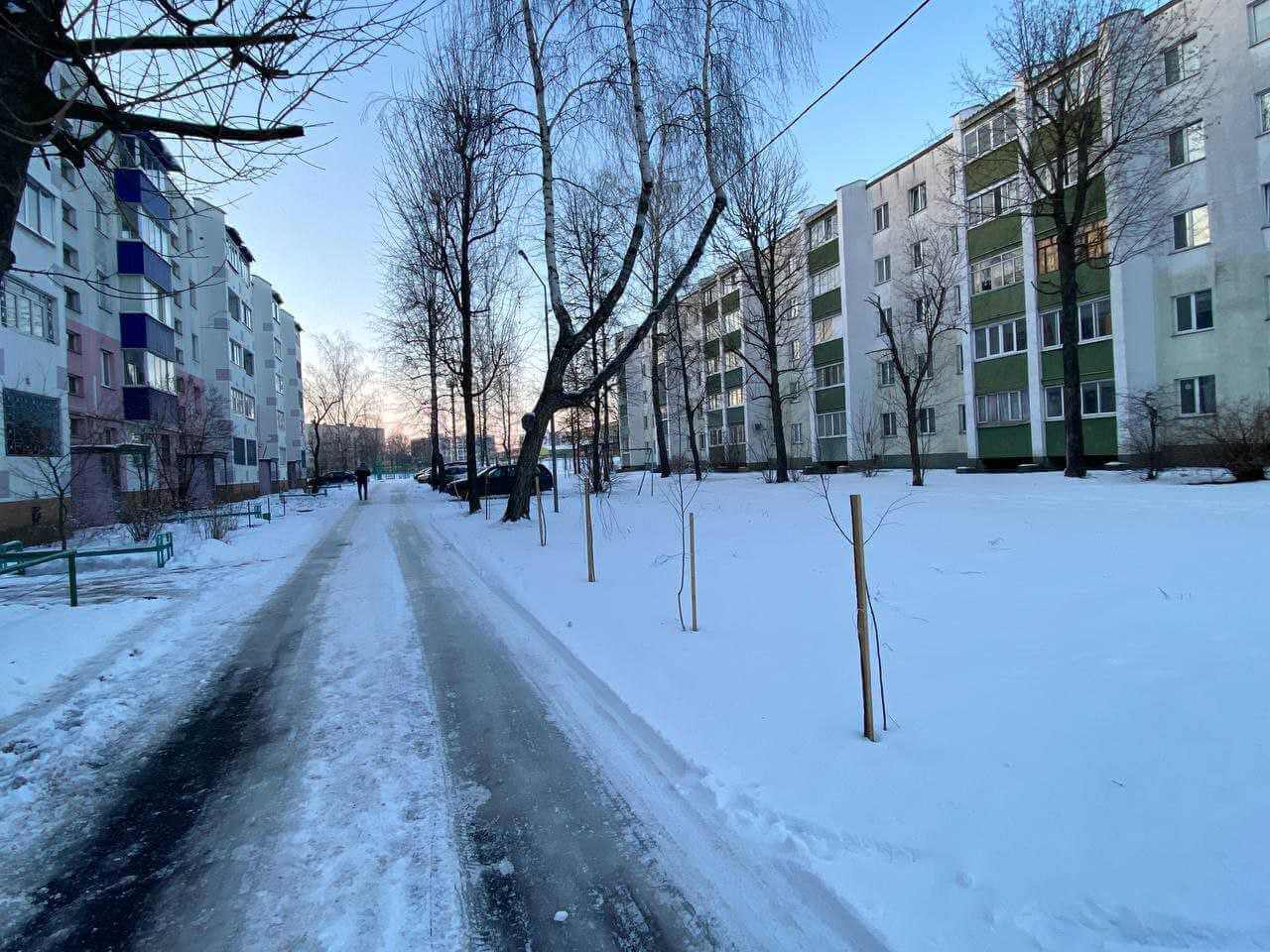 Озеленение дворов по улице Островского лишило могилевчан парковочных мест