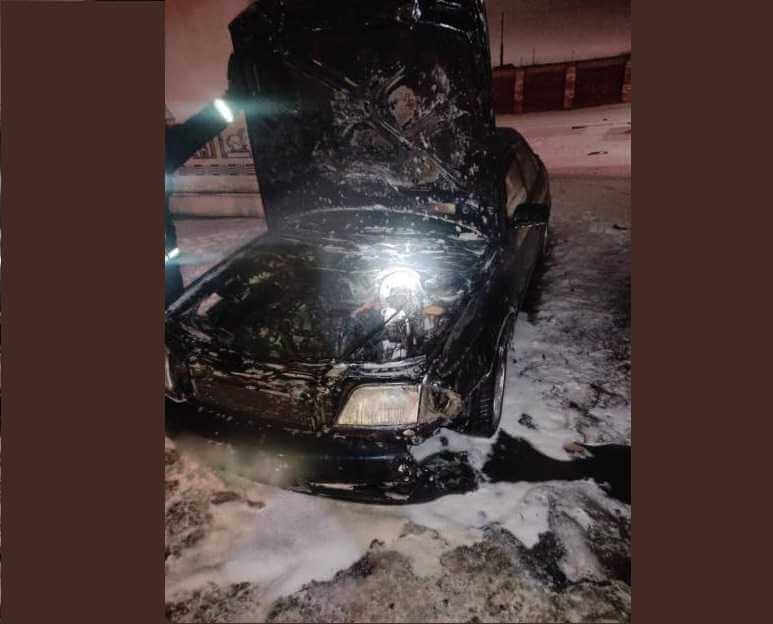 На улице Ярославской в Могилеве сгорел автомобиль