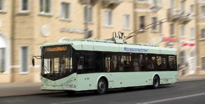 Изменение маршрута движения троллейбусов в Могилеве