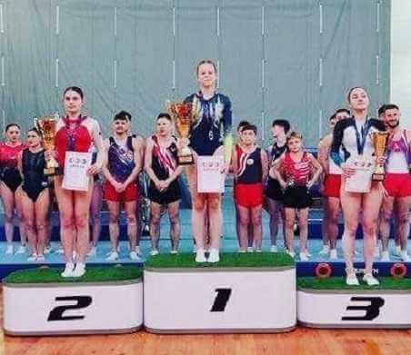 Могилевчанка Виолетта Бордиловская победила на Кубке Беларуси по прыжкам на батуте