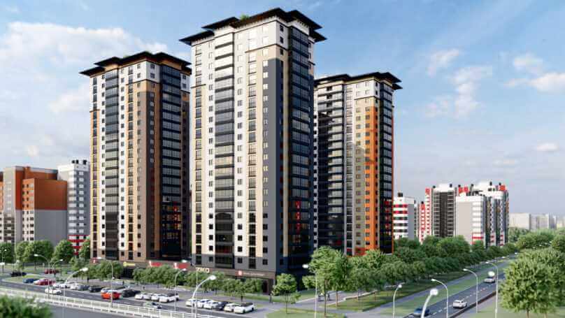 В Могилеве строится жилой комплекс «Ориентир»