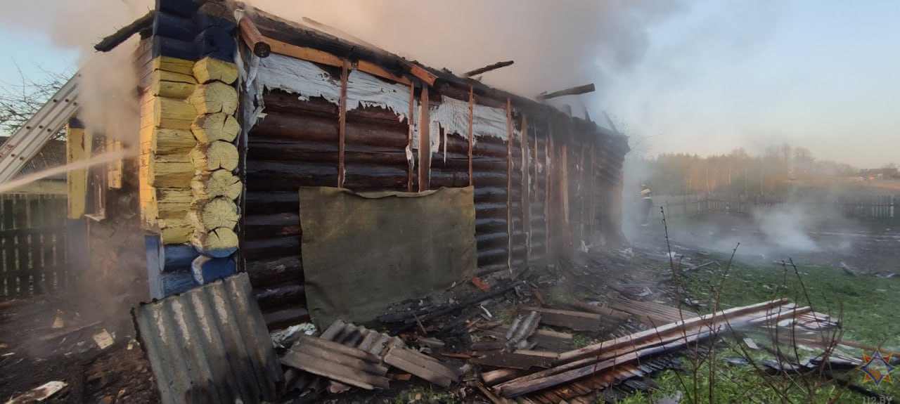 Пенсионер погиб на пожаре в Шкловском районе