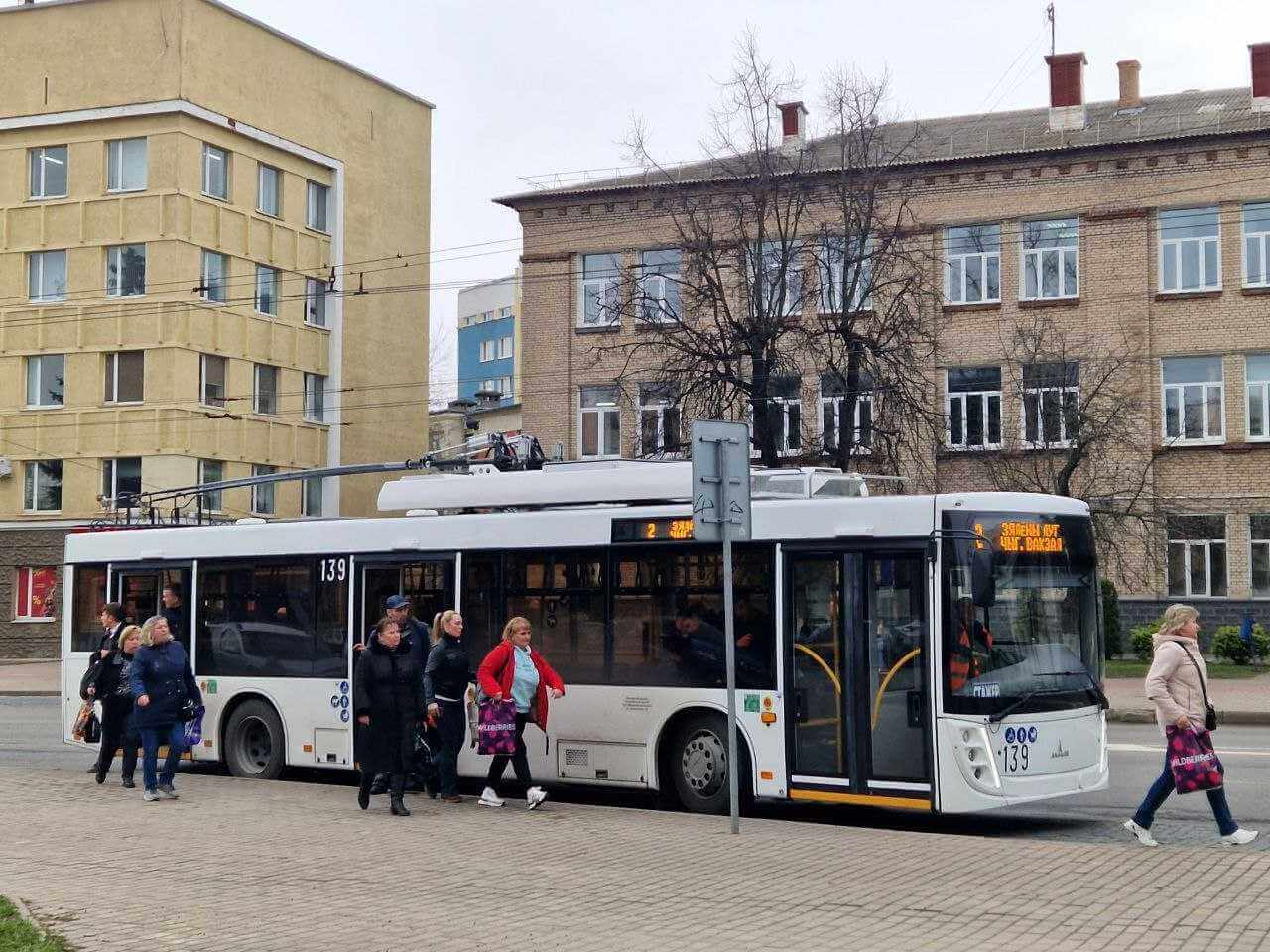 Первые троллейбусы отправятся в микрорайон Казимировку Могилева