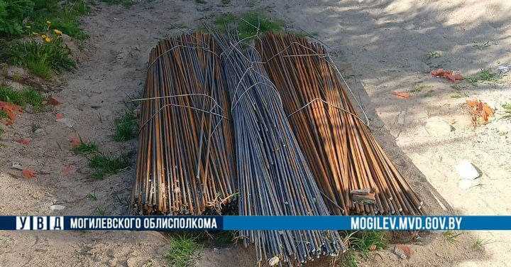 Могилевчане вынесли более 6 тонн арматуры с предприятия