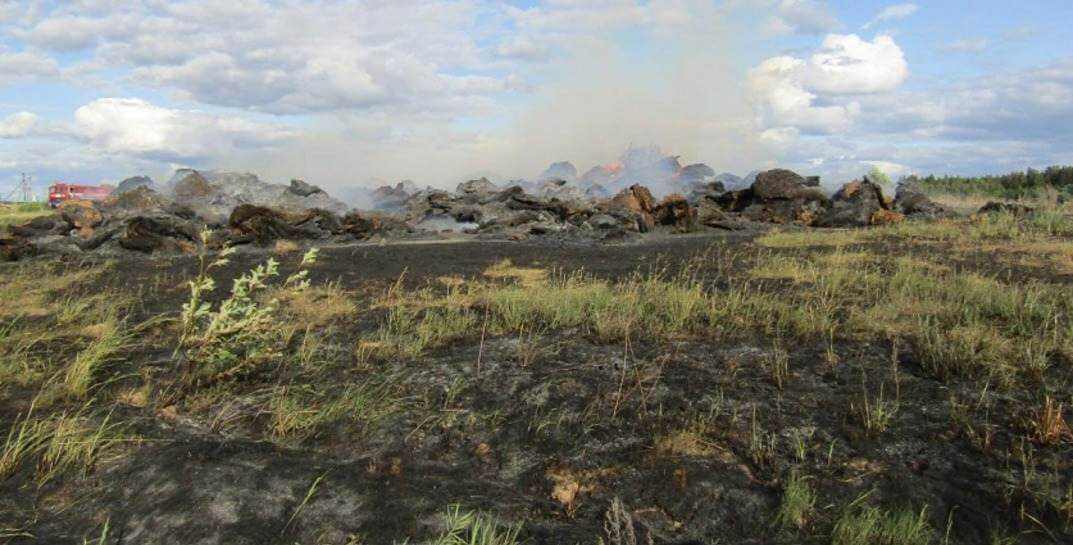 11-летняя девочка нашла спички и сожгла три стога соломы в Круглянском районе