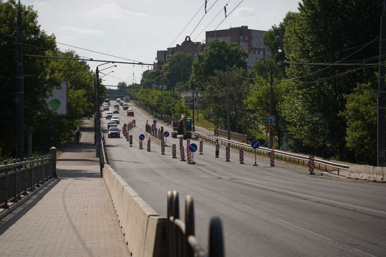Реконструкция  путепровода по улице Челюскинцев в Могилеве