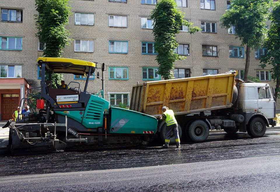 В Могилеве завершается капитальный ремонт улицы Строителей