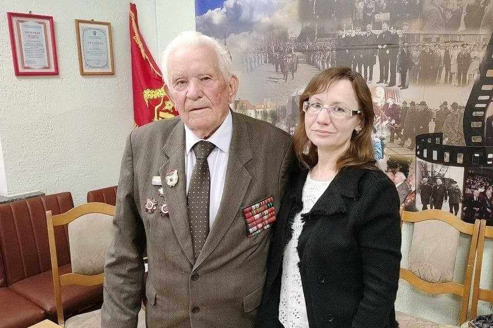 Ветерану Михаилу Титову из Могилева вручили гвардейский значок