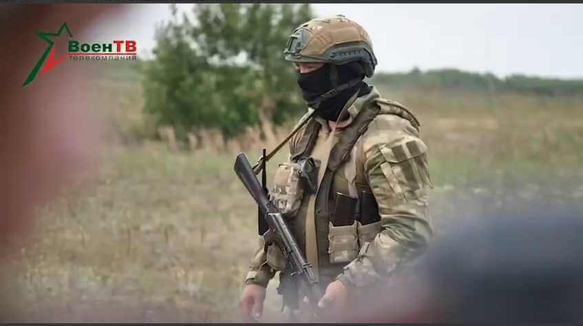 Под Осиповичами проходят занятия с подразделениями территориальных войск