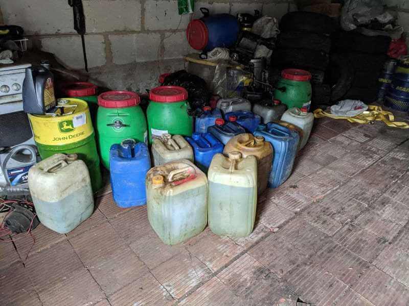 200 литров окрашенного дизтоплива изъяли в Осиповичском районе