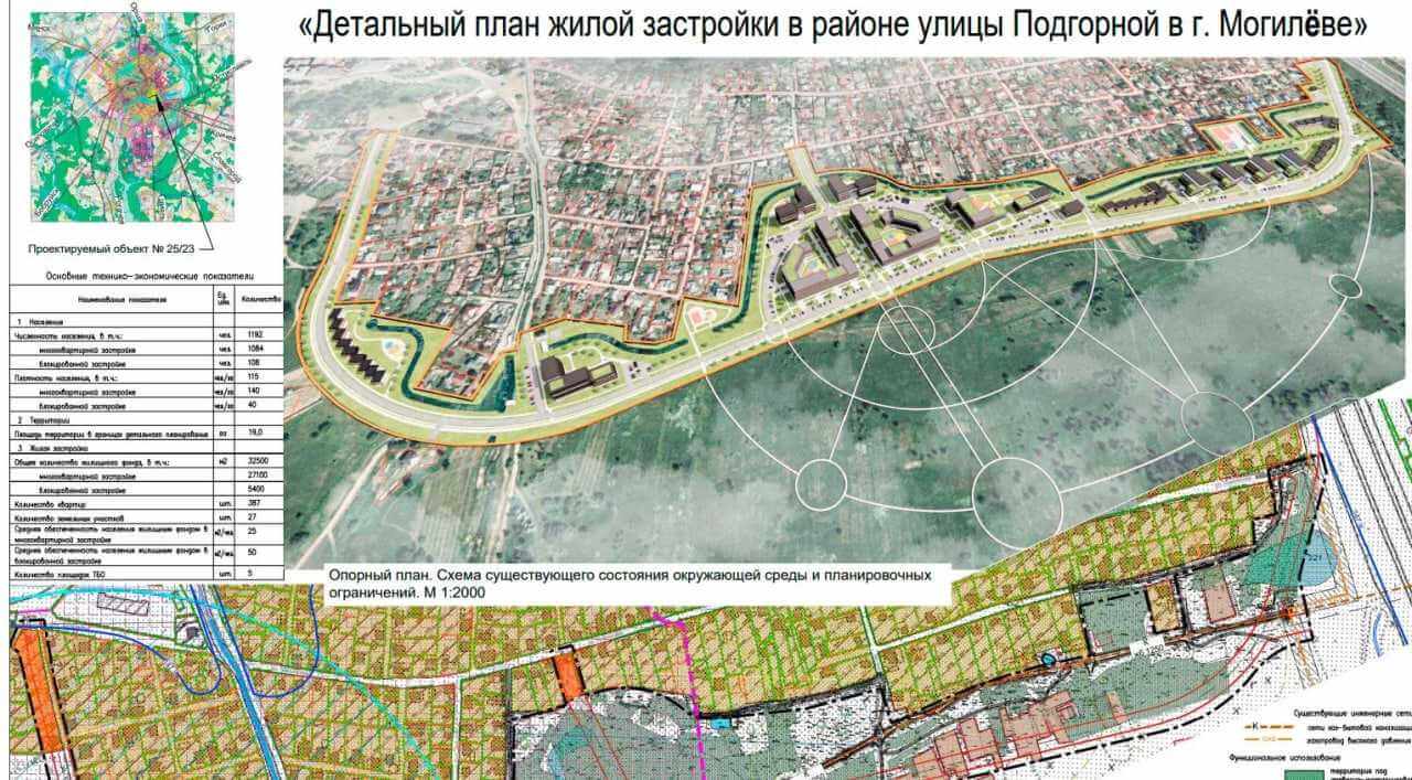 В Могилеве планируют построить новый жилой квартал: 12 многоэтажек и 27 домов усадебного типа