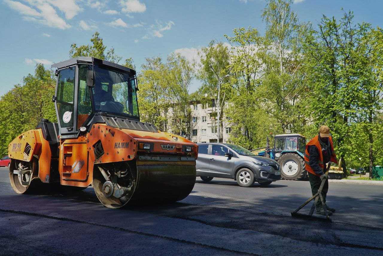 145 улиц Могилева охвачено ямочным ремонтом с начала 2023 года