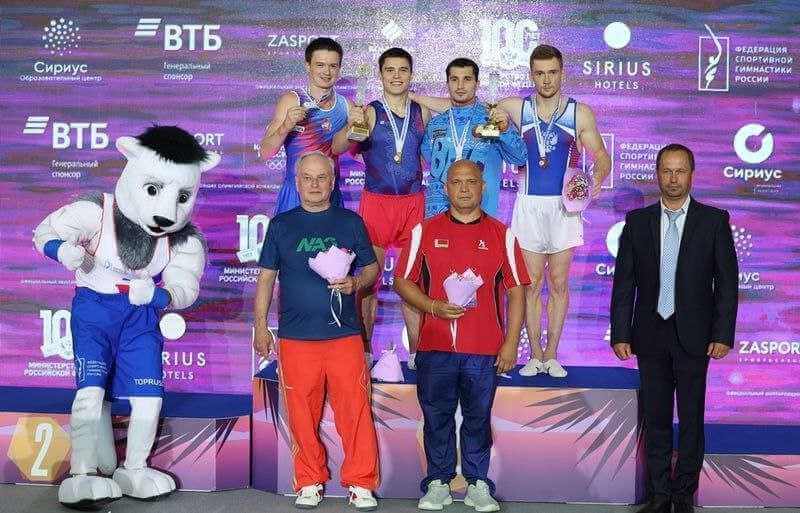 Могилевский гимнаст Егор Шарамков выиграл «золото» Кубка России в вольных упражнениях